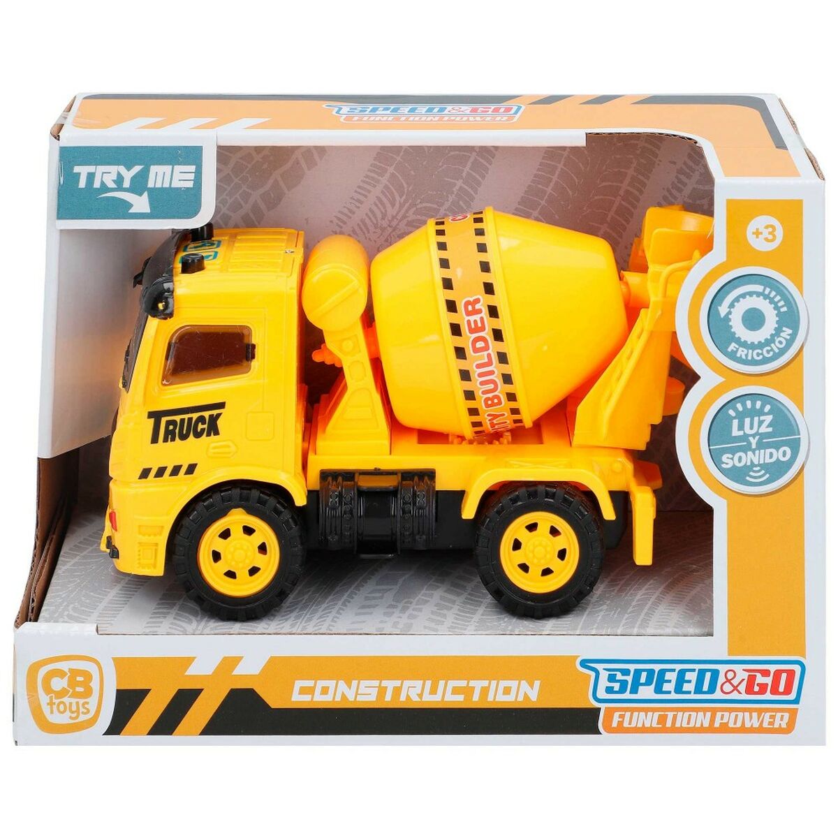 Speed & Go Truck Public Works Speed & Go 14,5 X 9 X 7,5 Cm (6 Units)