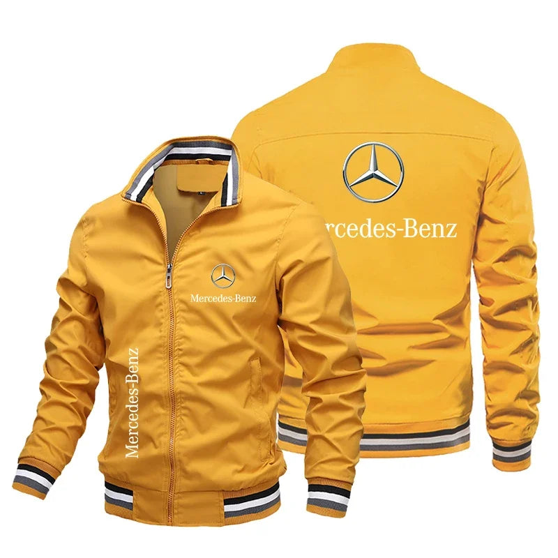 Men's Autumn Jacket Mercedes-Benz Car Sport Racing Jacket 2024 Trendy Sweatshirt Apparel Custom Design Biker Jacket Men Clothing