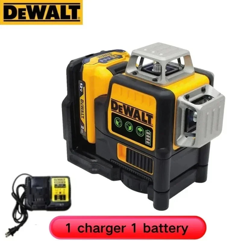 2024 Dewalt DW089LG 3 Sides*360 12 Lines Laser Level Horizontal Green Light tool Meter Outdoor Degree Vertical 12V Battery