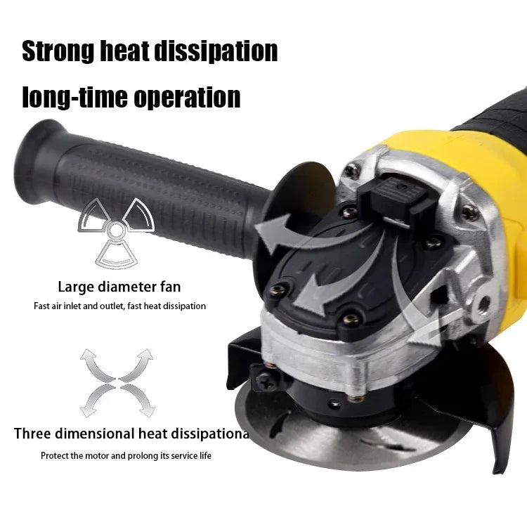 Dewalt DCG406 125MM 9000RPM Brushless Angle Grinder Cordless Cutting Machine Impact Polisher Machine For Dewalt 20V Battery