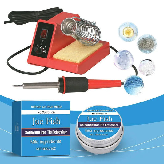 6g Electrical Soldering Iron Tip Cleaning Paste Plaster Cream Resurrection Non-stick Solder Refresher Tool Tin I5K8