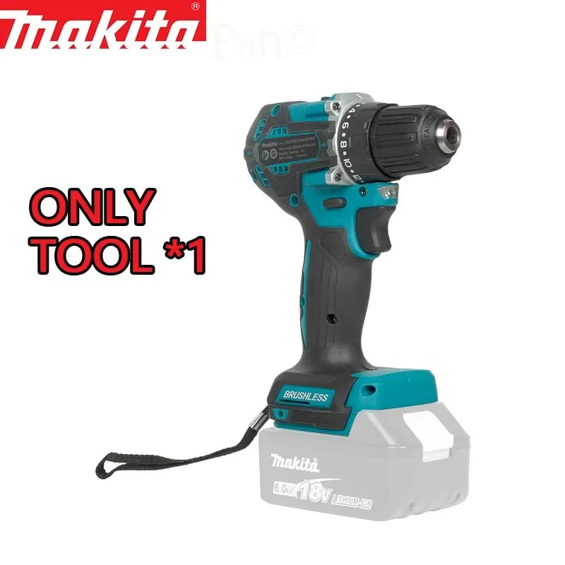 Makita DDF487 10mm brushless 18V lithium rechargeable impact drill, household hand drill, high torque electric screwdriver