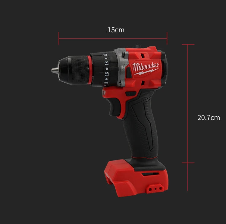 Milwaukee M18 Electric Drill 150 N.m Brushless Cordless Impact Drill Of Decoration Team Uses 18v Milwaukee Battery Power Tools