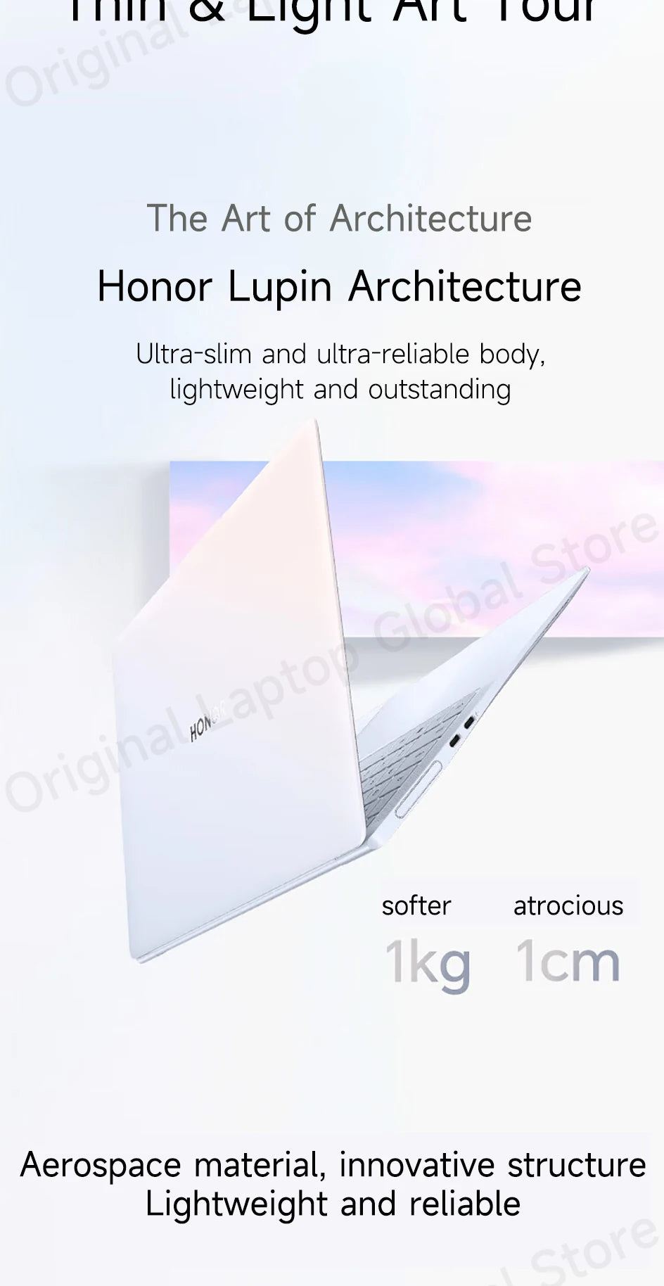 Honor Laptop MagicBook Art 14 2024 Model 14.6-inch OLED Touchscreen Ultra5 /Ultra7 16GB/32GB 1TB/2TB 120 Hz 3.1K Screen Laptop