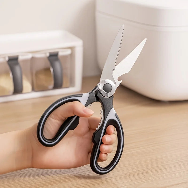 1/3pc Heavy Duty Kitchen Scissors Stainless Steel Food Grade Sharp Shear With Cover for Chicken Bone Walnut Durable Tool Gadgets