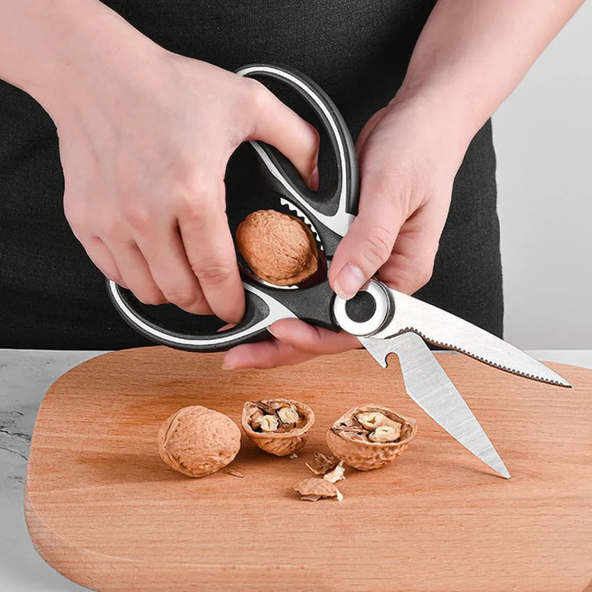 1/3pc Heavy Duty Kitchen Scissors Stainless Steel Food Grade Sharp Shear With Cover for Chicken Bone Walnut Durable Tool Gadgets