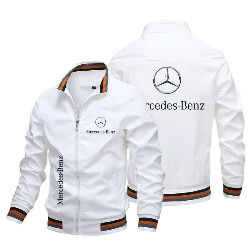 Men's Autumn Jacket Mercedes-Benz Car Sport Racing Jacket 2024 Trendy Sweatshirt Apparel Custom Design Biker Jacket Men Clothing