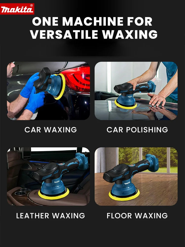 Makita 8 Gears Digital Display Cordless Car Polisher Electric Polisher Auto Car Waxing Polishing Machine For Makita 18V Battery