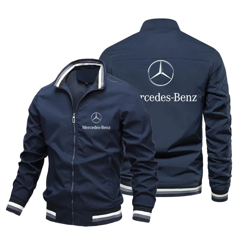 Men's Autumn Jacket Mercedes-Benz Car Sport Racing Jacket 2024 Trendy Sweatshirt Apparel Custom Design Biker Jacket Men Clothing